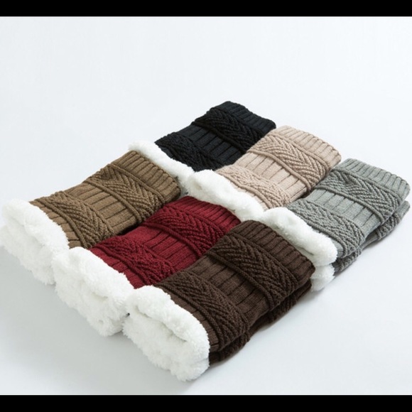 Boutique Accessories - 🆕6 colors👢Reversible Boot Topper Knit Leg Warmer